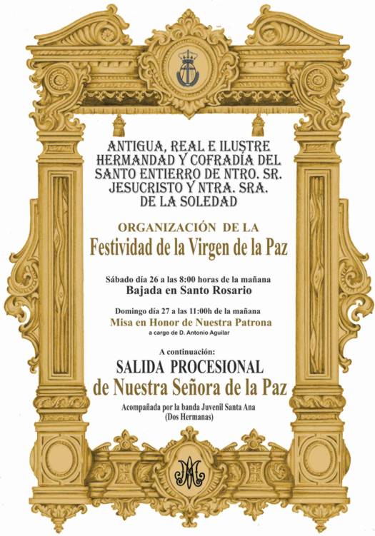 Cartel Culto Ntra. Sra. de la Paz